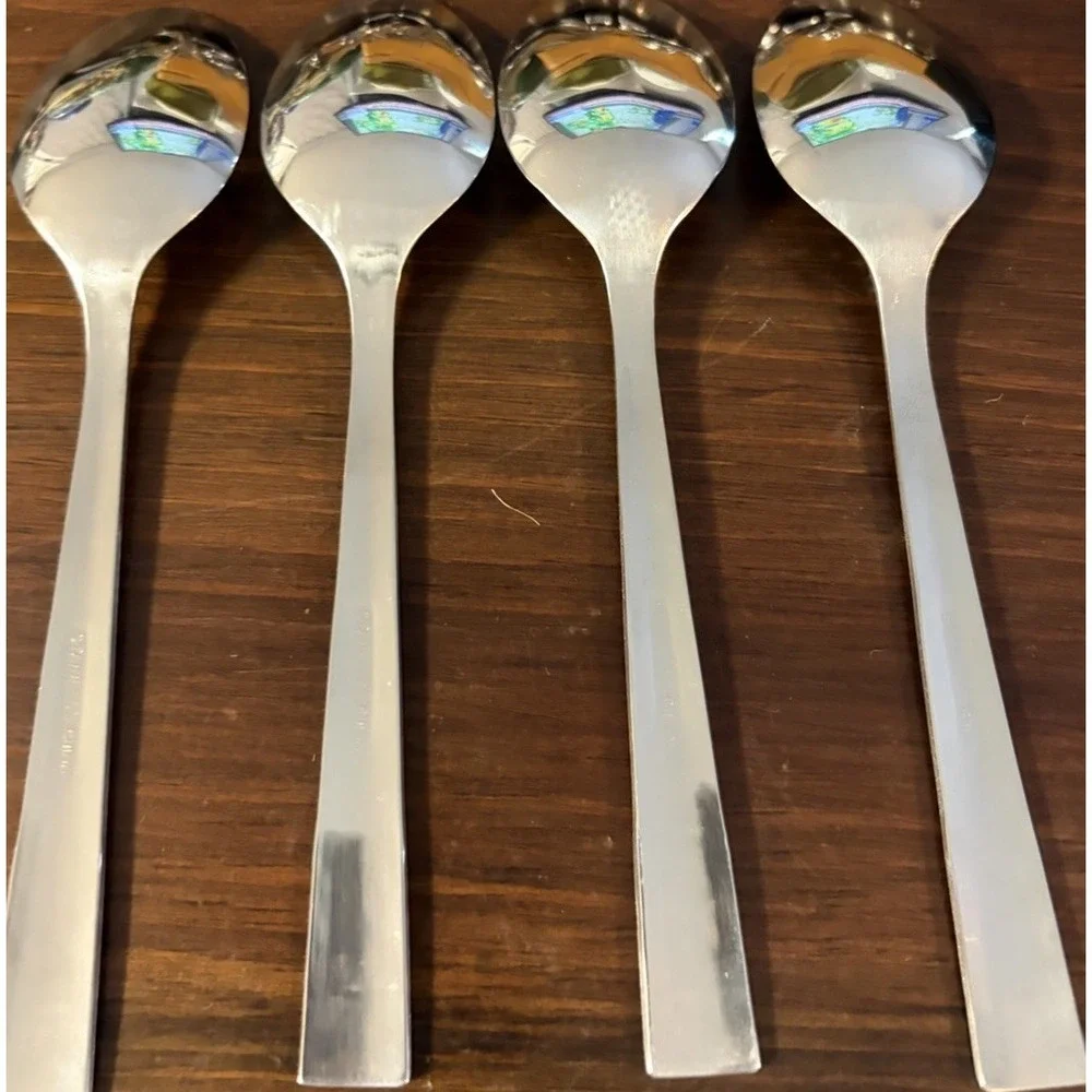 Mainstays Pierremont Stainless Place Oval Soup Spoons Set of 4 Replacement